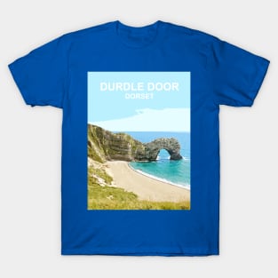 Dorset Durdle Door. Travel location poster T-Shirt